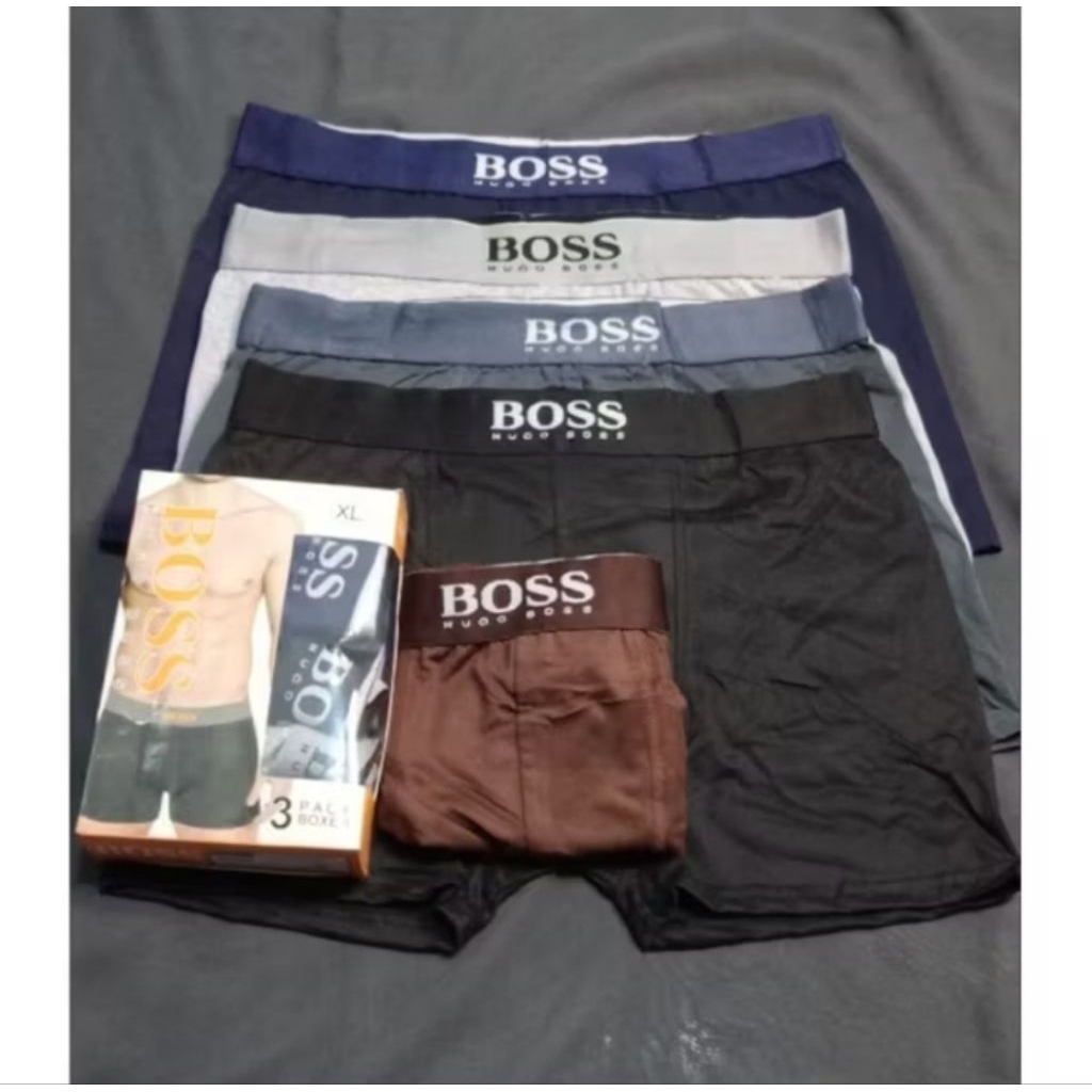 Celana dalam pria BOSS BOXER/Celana dalam pria termurah/BOSS BOXER 1BOX ISI 3PCS