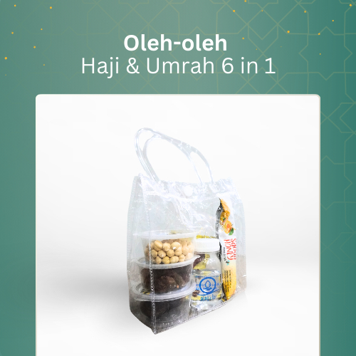 

Paket oleh oleh Umroh Haji Tas Mika 6 in 1 Lengkap