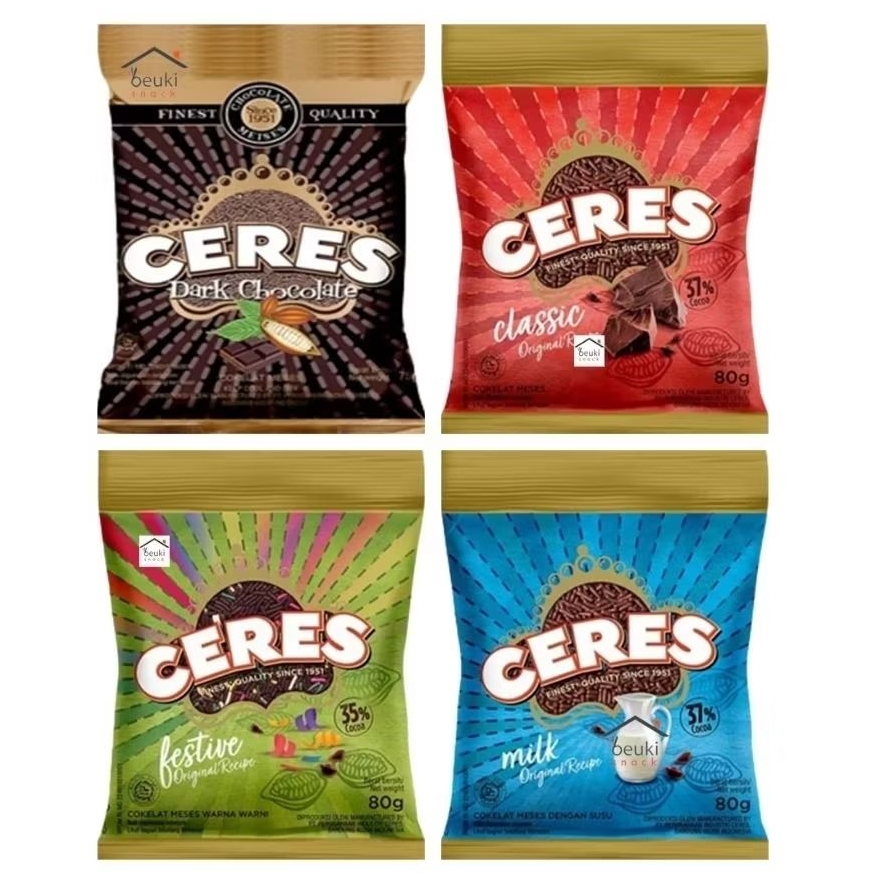 

Cokelat Ceres Mesis Classic Milk Festive 200 gram