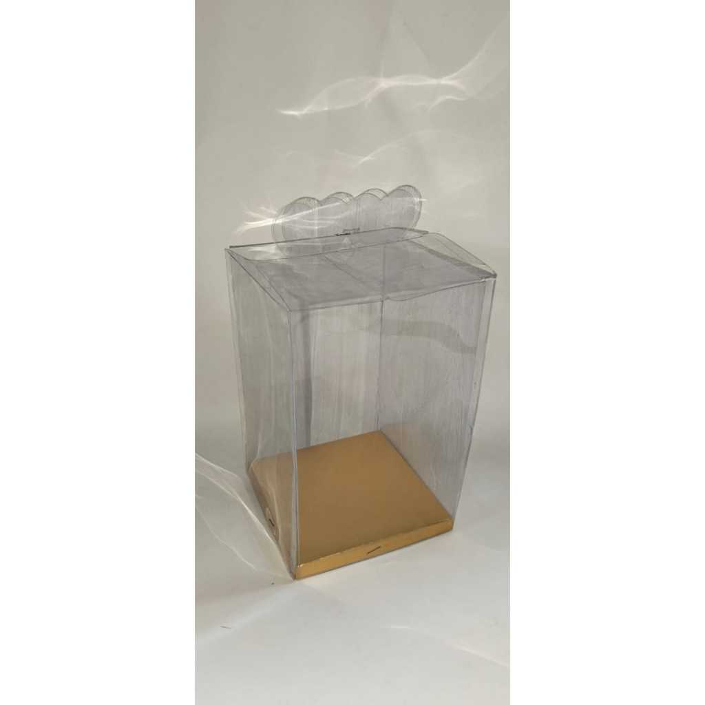 

kotak mika souvenir kemasan boneka 11x11x17