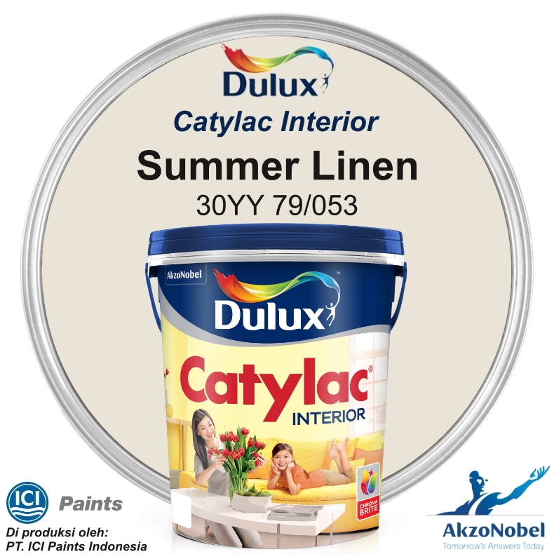 CAT DULUX CATYLAC INTERIOR 5 KG - SUMMER LINEN 30YY 79/053