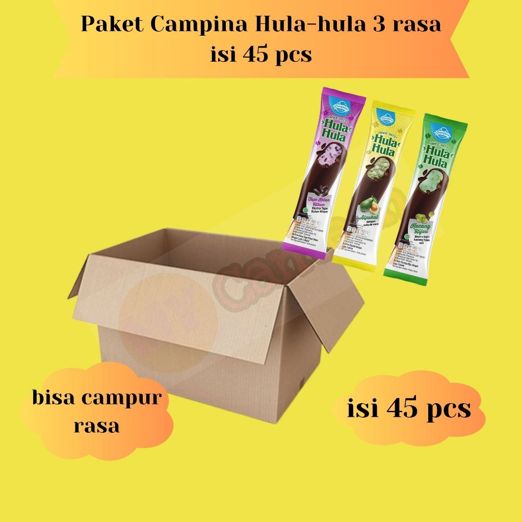 

Paket Campina Hula-hula 1 dus is 45 pcs