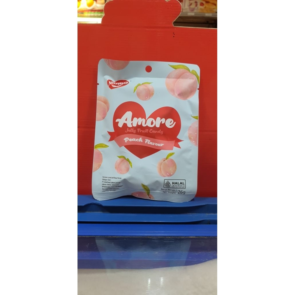 

Naraya Amore Jelly Fruit Candy ( Permen Lunak Jeli ) 26gr