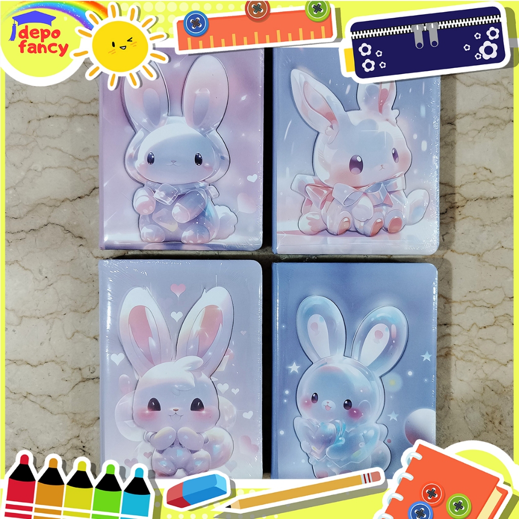 

Buku / Diary 3762-17 Rabbit (12,5 x 8 x 2 cm) / Agenda / Catatan Harian / Book / Jurnal