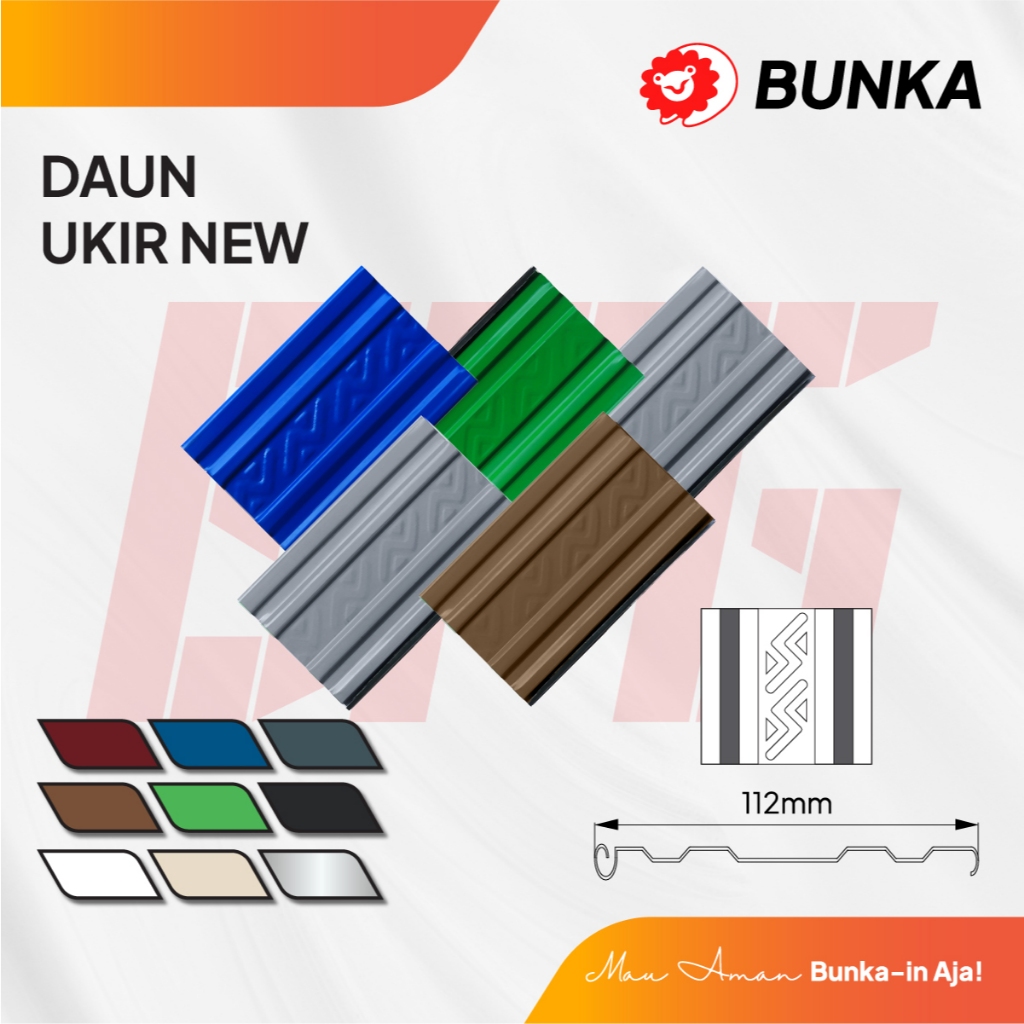 Custom Daun Bunka Folding Gate Motif Ukir New | Bahan Galvalum | Tahan Karat [WAJIB BACA DESKRIPSI]
