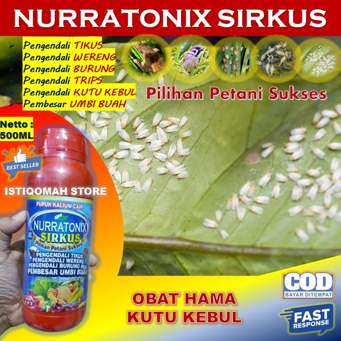 NURRATONIX SIRKUS 500ML - Obat Pembasmi Hama Kutu Kebul PROMO COD | Basmi Kutu Kebul pada Padi, Sayu