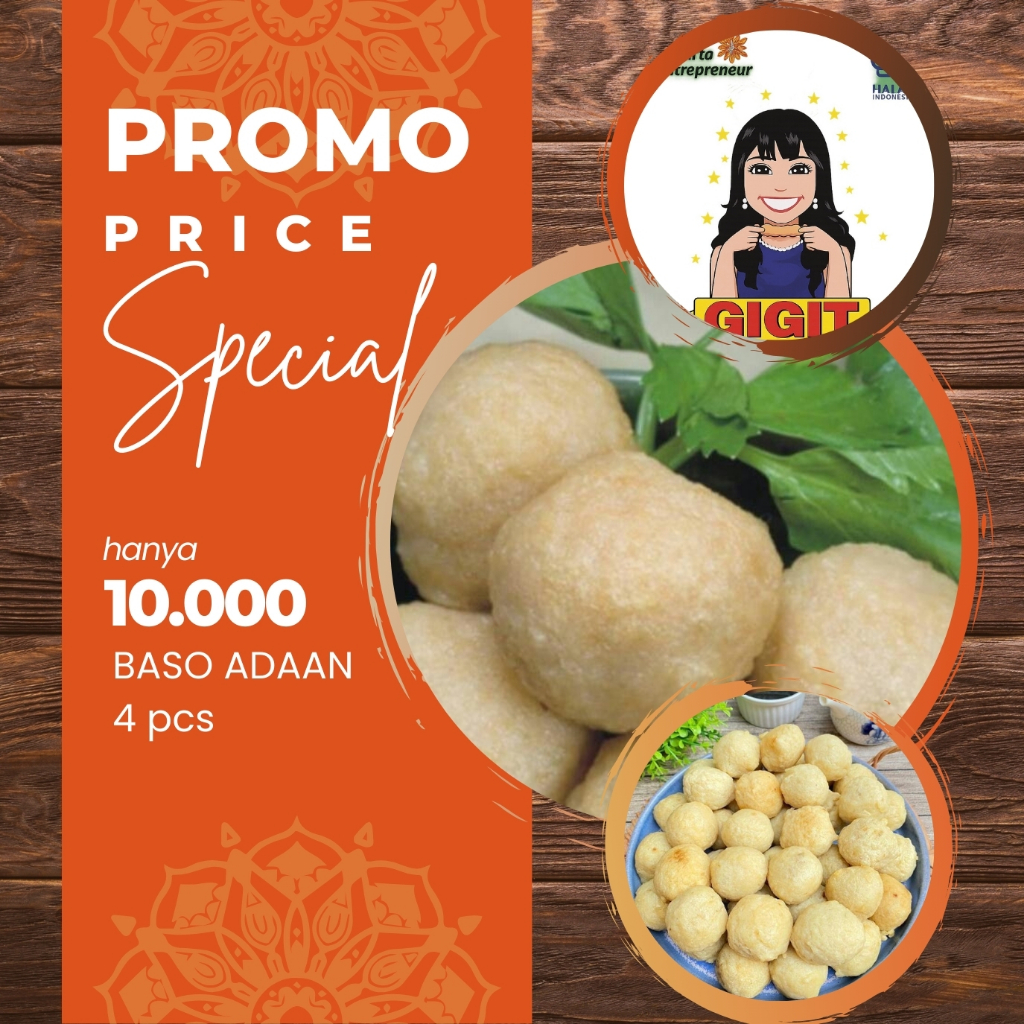 

Promo Special Baso Adaan Gigit Food Hanya 10.000 Rupiah