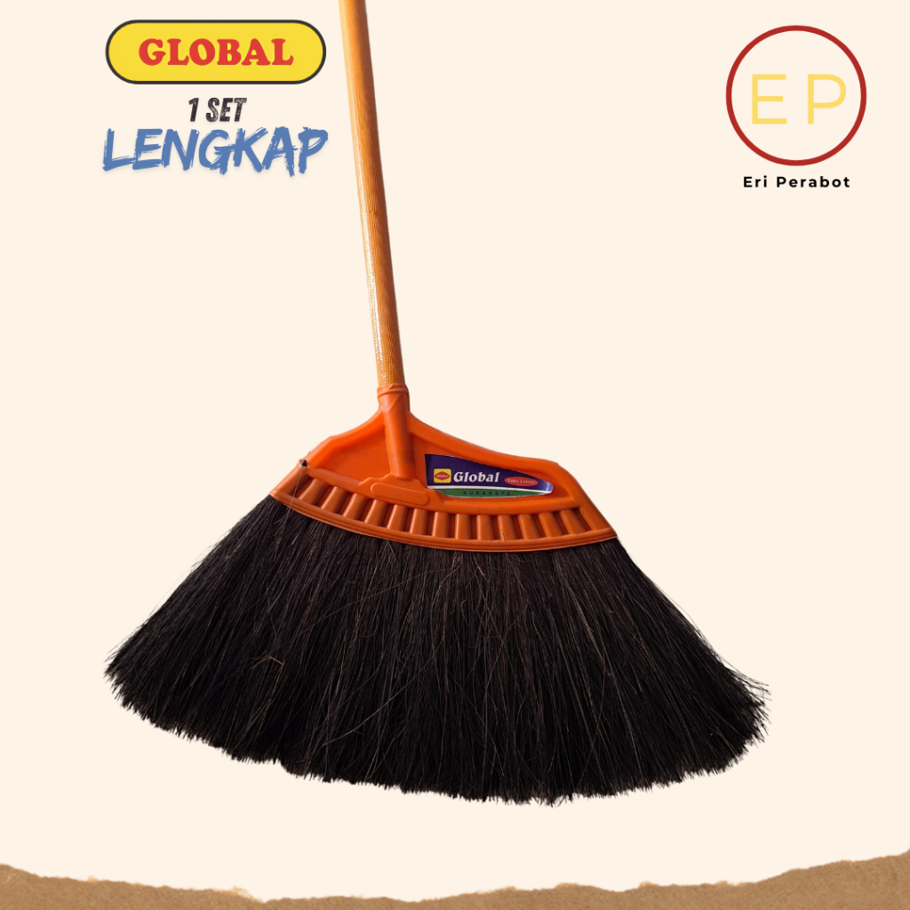 Global Sapu Lantai Ijuk/ Sapu Ijuk Hitam Murah