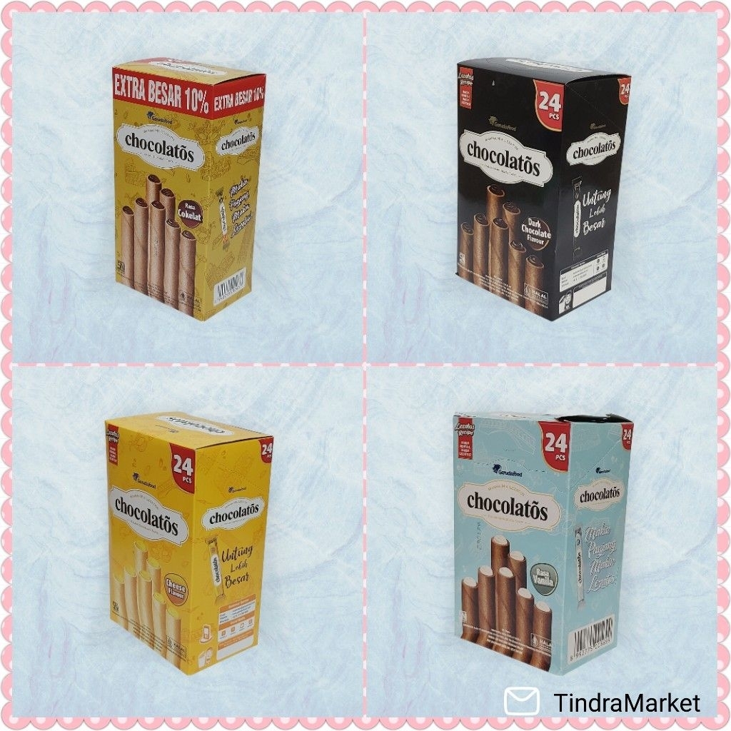 

Wafer Chocolatos Roll Keju - 1 Pak