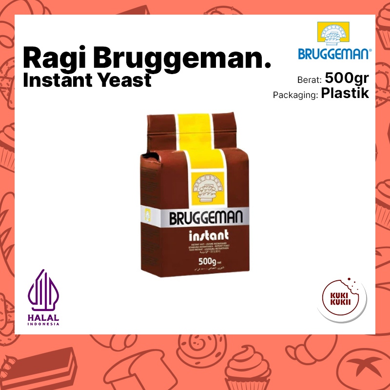 

Ragi Instan BRUGGEMAN 500gr | Bruggeman Instant Yeast Brown 500 gram