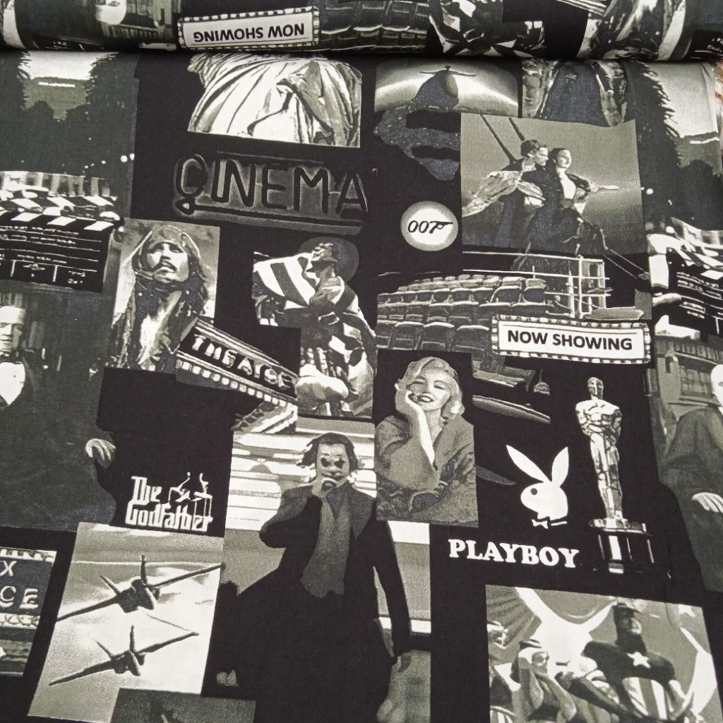 KAIN KATUN RAYON PREMIUM IMPORT MOTIF KARAKTER