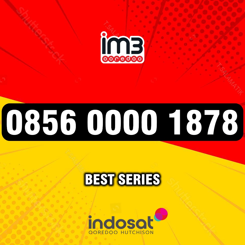 0000 1878 Nomor Cantik Indosat Kartu Perdana im3 5G Prabayar Nomer Cantik