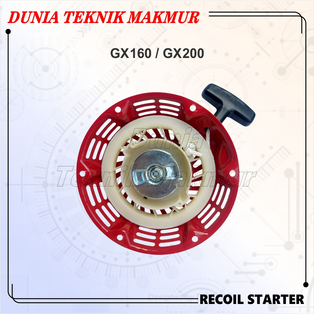 Recoil Starter Selahan / Mesin GX200 Pro Qiud Original RECOIL STARTER / KAP ENGKOL GX160 GX200