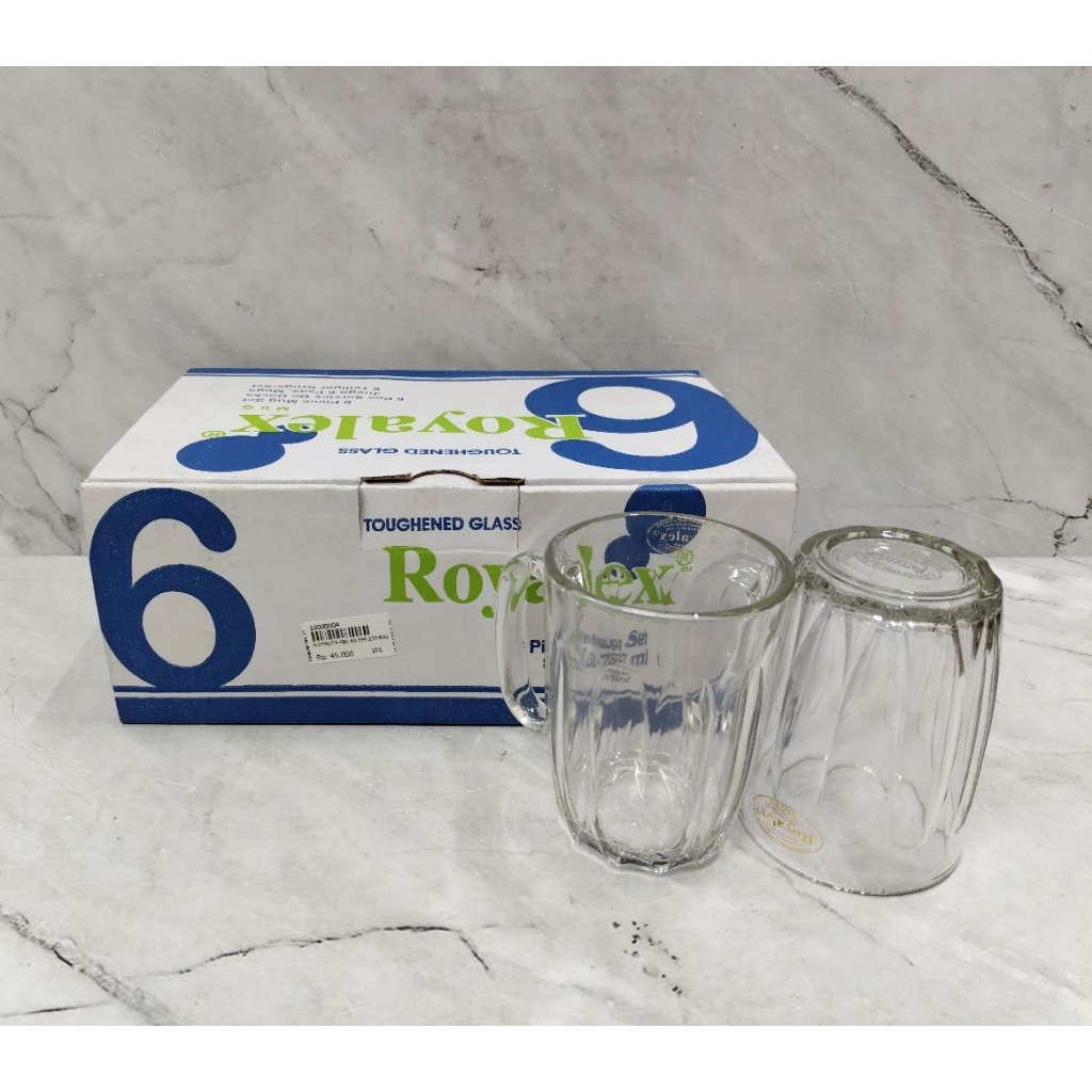 GELAS KACA ROYALEX FM-255 KIG ISI 6 PCS / GELAS KOPI & TEH - ROYALEX