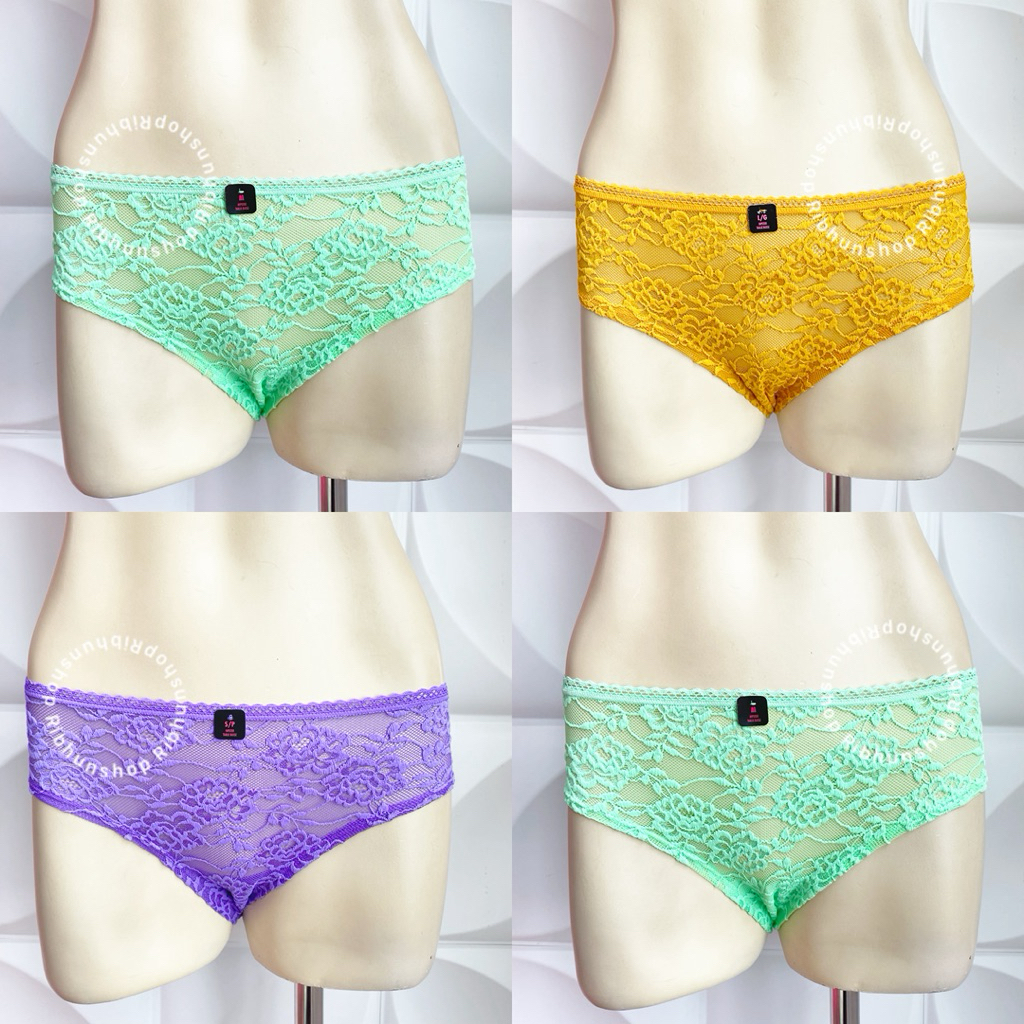 La Senza Original Hipster Panty Cotton Full Lace Size XS S M L