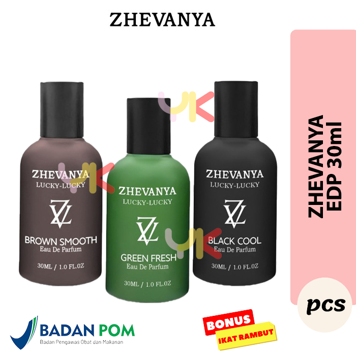 Zhevanya Lucky-Lucky Eau De Parfum | Parfum Pria | Eau De Parfum 30ml