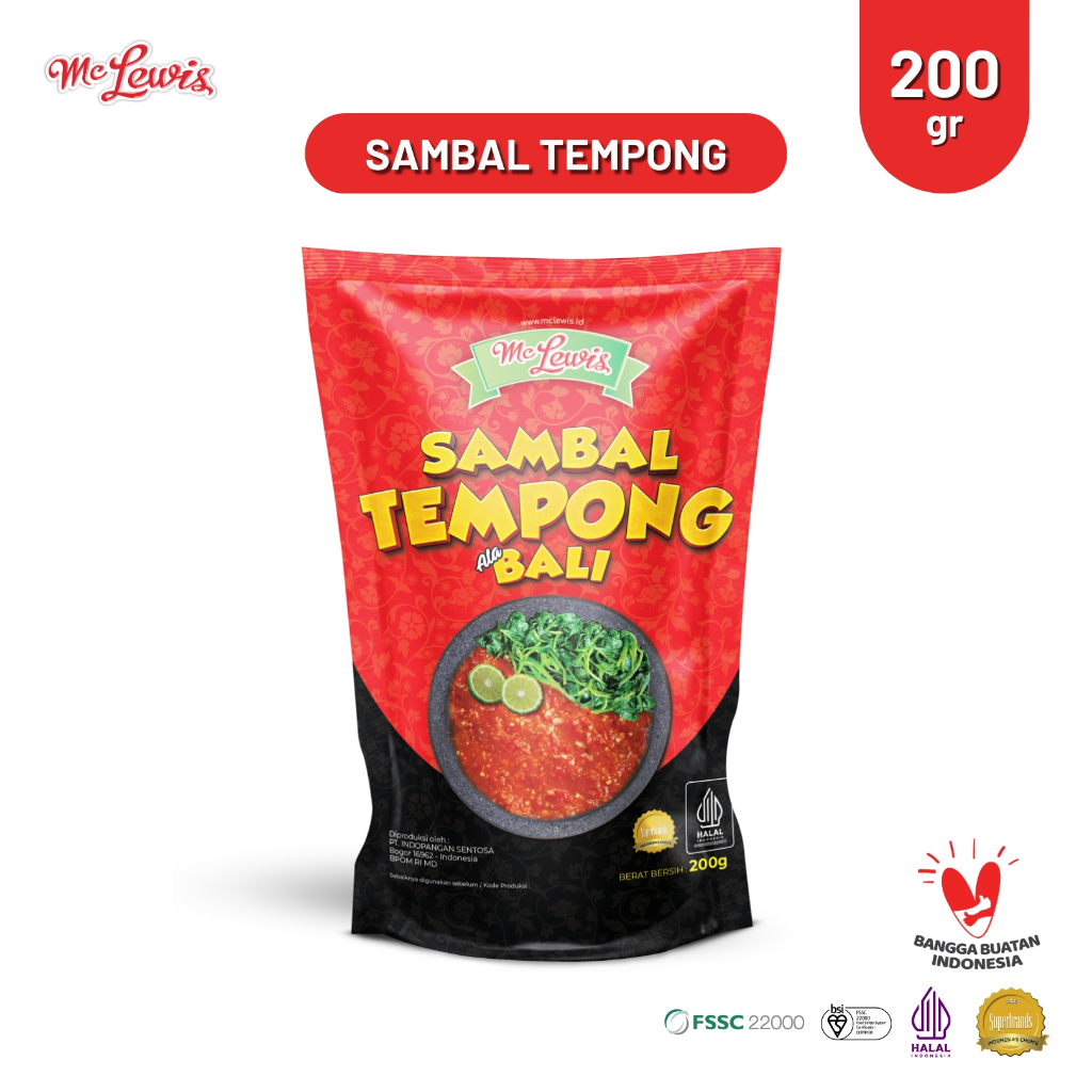 

MC LEWIS Sambal Tempong ala Bali 200gr / Sambal Tempong Bali