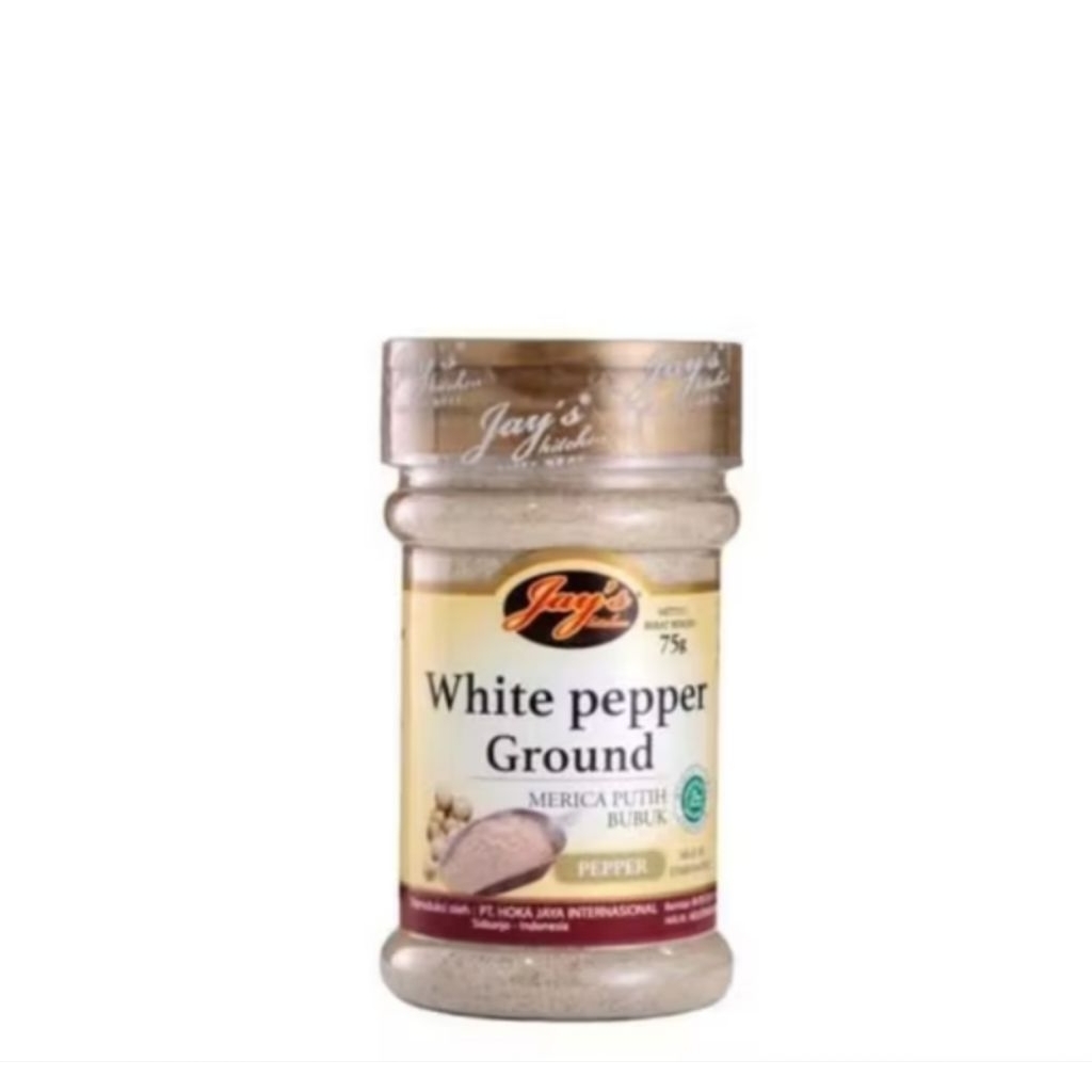 

Jays bubuk white paper ground.merica putih bubuk 75gr