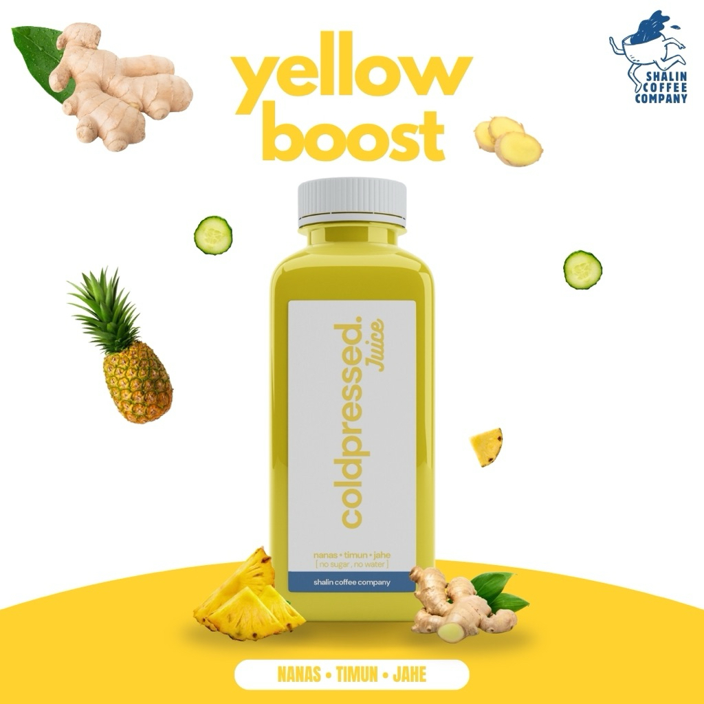 

Cold Pressed Juice Yellow Boost