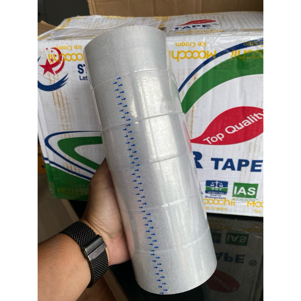 

LAKBAN BENING MURAH, KUAT BERKUALITAS PANJANG 90 YARD HARGA 6 pcs