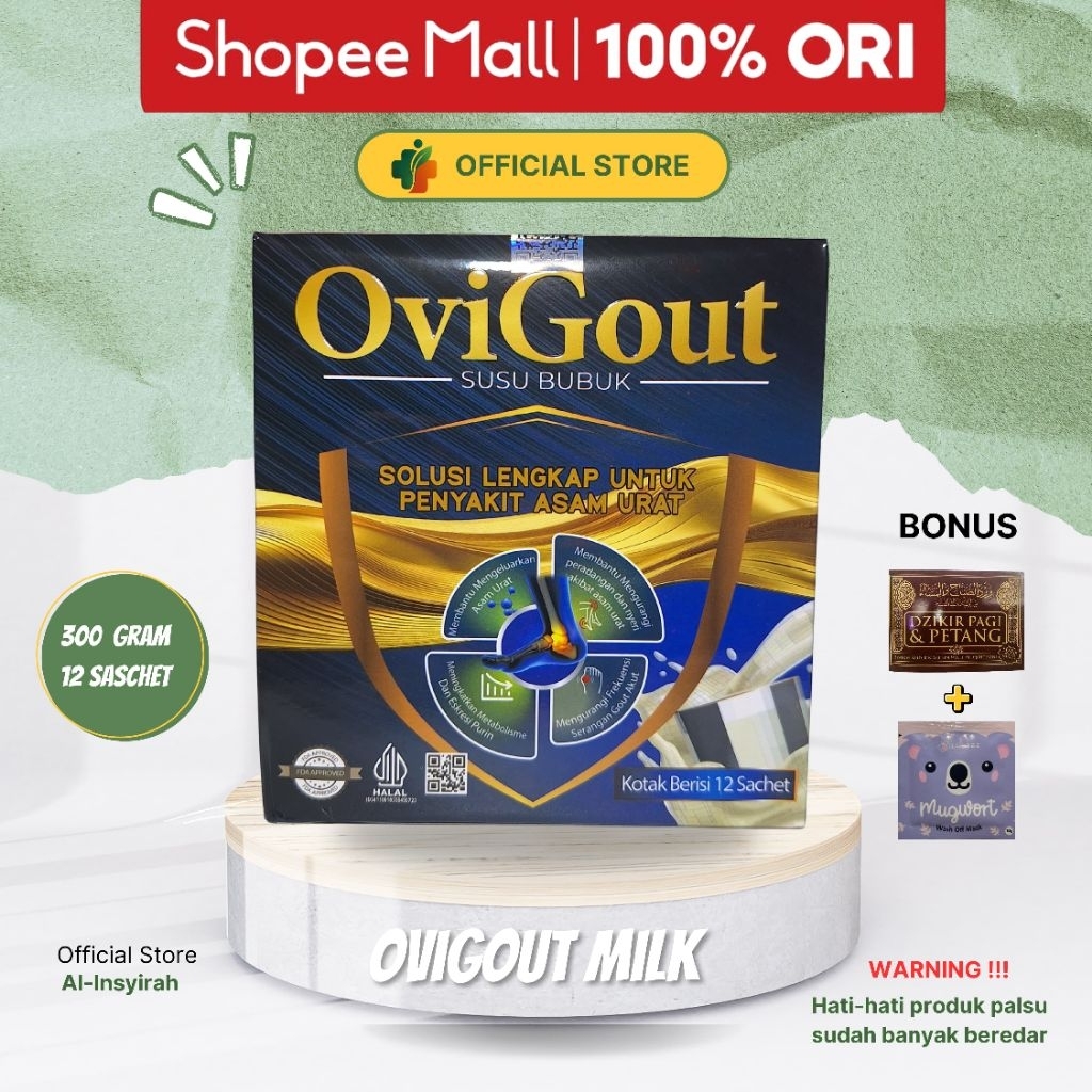 

SUSU OVIGOUT UNTUK PENDERITA ASAM URAT DAN NYERI SENDI SUDAH BPOM DAN HALAL DAPAT MEMBANTU PERMASALAHAN NYERI SENDI KARENA ASAM URAT