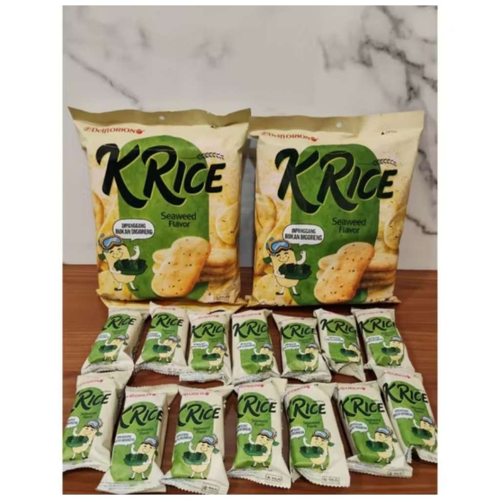 K Rice DelfiOrion Crackers Beras Jepang