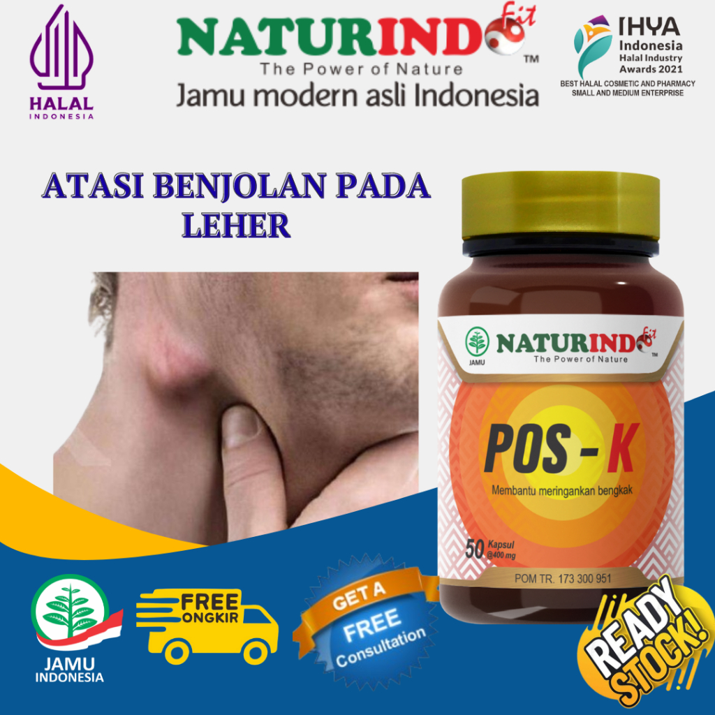 POS K HERBAL AMANDEL RADANG TENGGOROKAN KELENJAR TANPA OPERASI NATURINDO / Obat Amandel