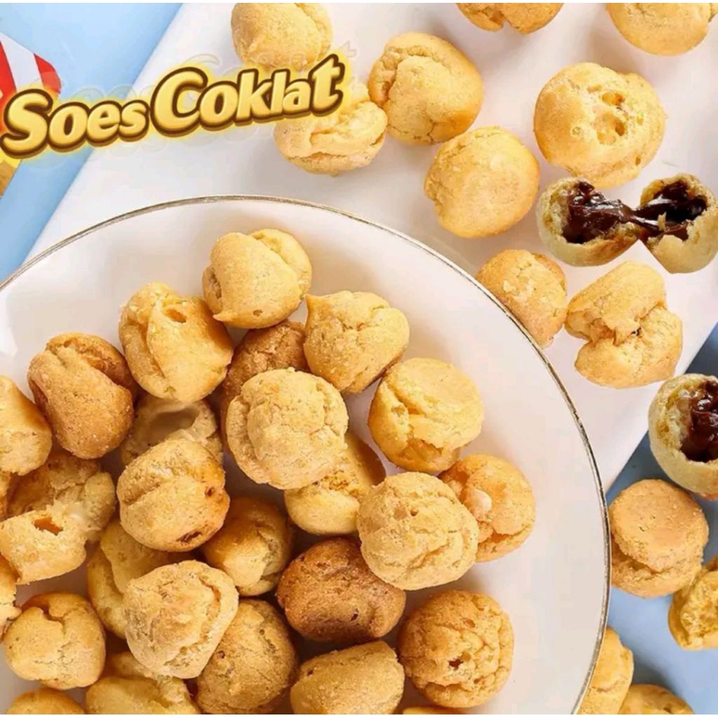 

kue soes coklat 1 kg