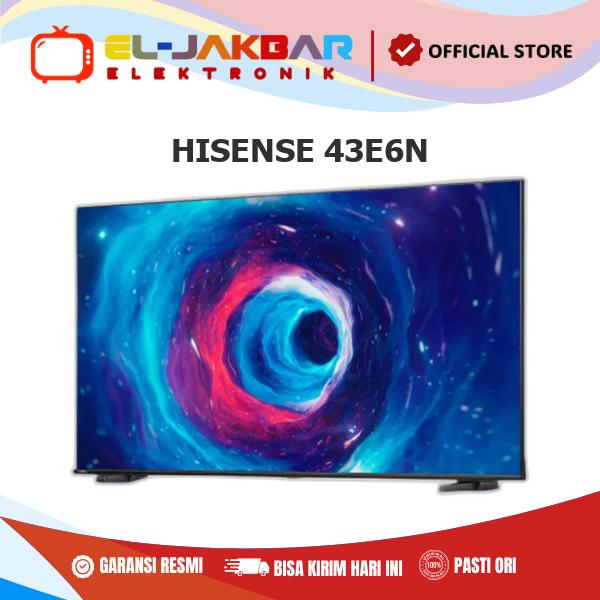 HISENSE 43E6N GOOGLE TV 43 INCH LED E6N SERIES 4K ULTRA HD DOLBY DIGITAL