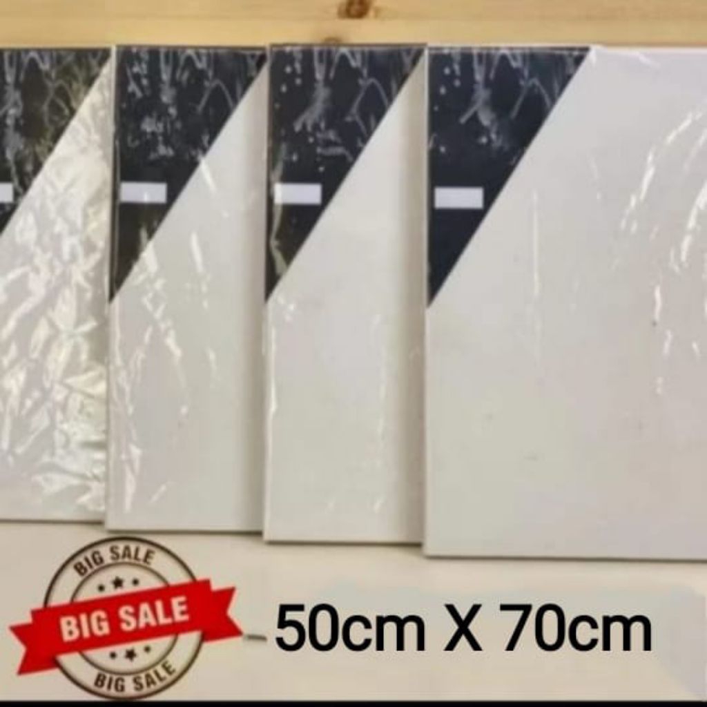 

Kanvas Canvas Lukis buat melukis 50 X 70 cm 50x70cm putih spanram painting paint