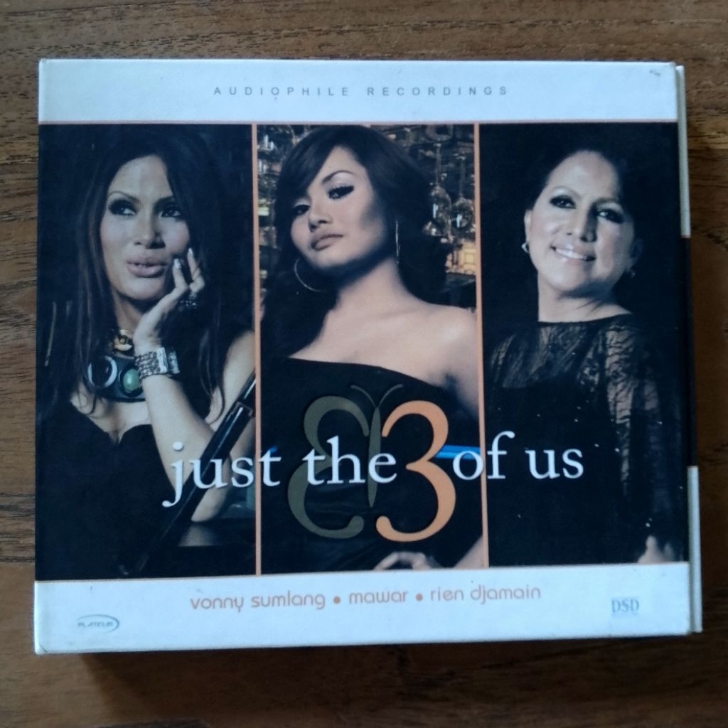 CD Original Just The 3 Of Us - Vonny Sumlang, Mawar, Rien Djamain