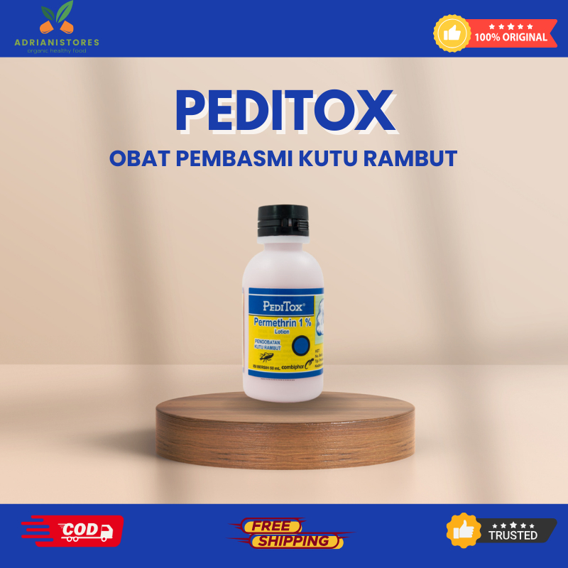 Peditox – Obat Pembasmi Kutu Rambut & Telurnya – Cairan Anti Kutu Rambut Ampuh untuk Anak dan Dewasa