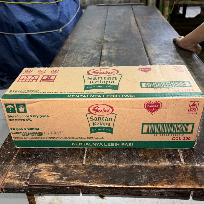 

Santan Kelapa Sasa 200ml (1 Karton)