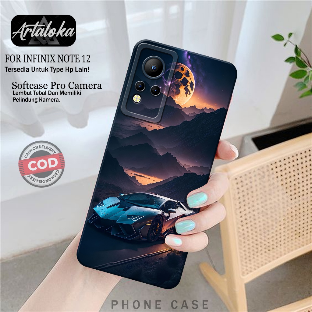Case Hp Infinix Note 12 Fashion Case Mobil Keren Softcase Infinix Note 12 Silikon TPU Pro Camera Cas