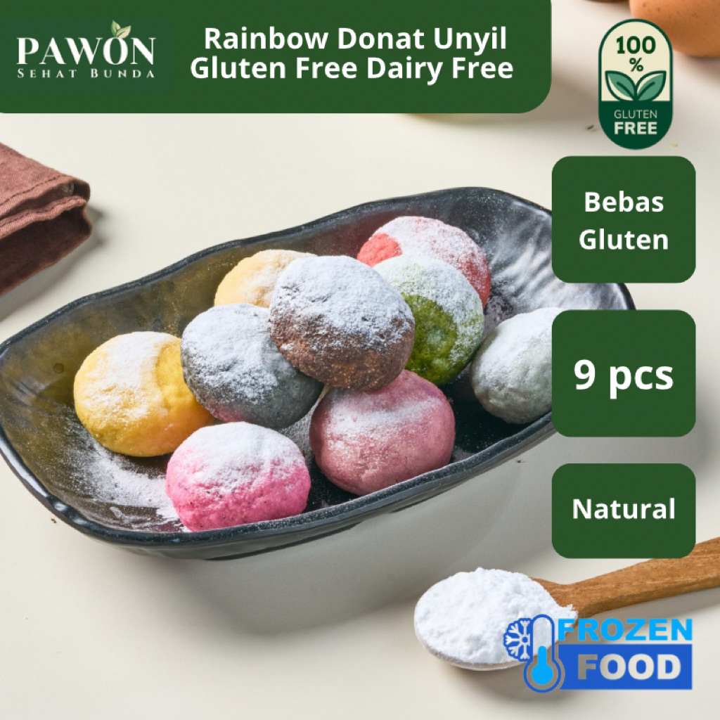 

FROZEN RAINBOW DONAT UNYIL GLUTEN FREE DAIRY FREE