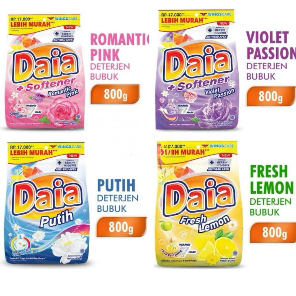 DAIA DETERJEN BUBUK 800 GRAM