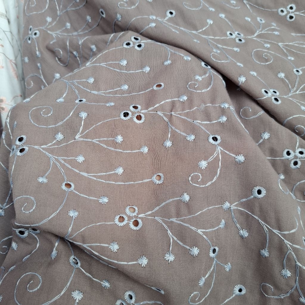 kain bahan katun bordir | kain katun bordir bolong premium | kain katun bordir bc harga 0.5meter