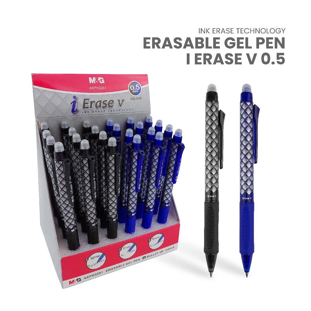

M&G iErase V Retractable Erasable gel pen AKPH32R9/ Pulpen bisa dihapus