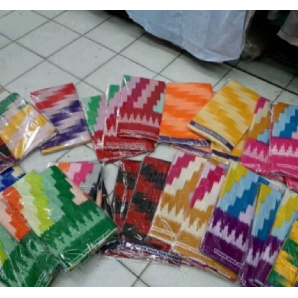 KAIN CORAK INSANG ANAK PANCA WARNA / KAIN CORAK INSANG TANGGUNG KHAS PONTIANAK