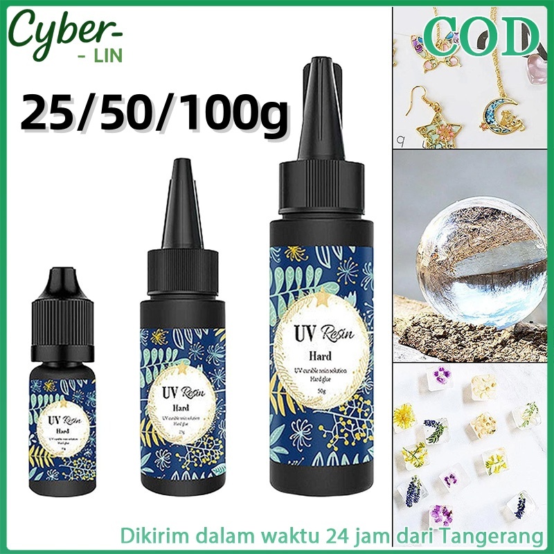 

Resin UV Bening/ UV Resin Hard/ Resin UV DIY - 25/50/100g