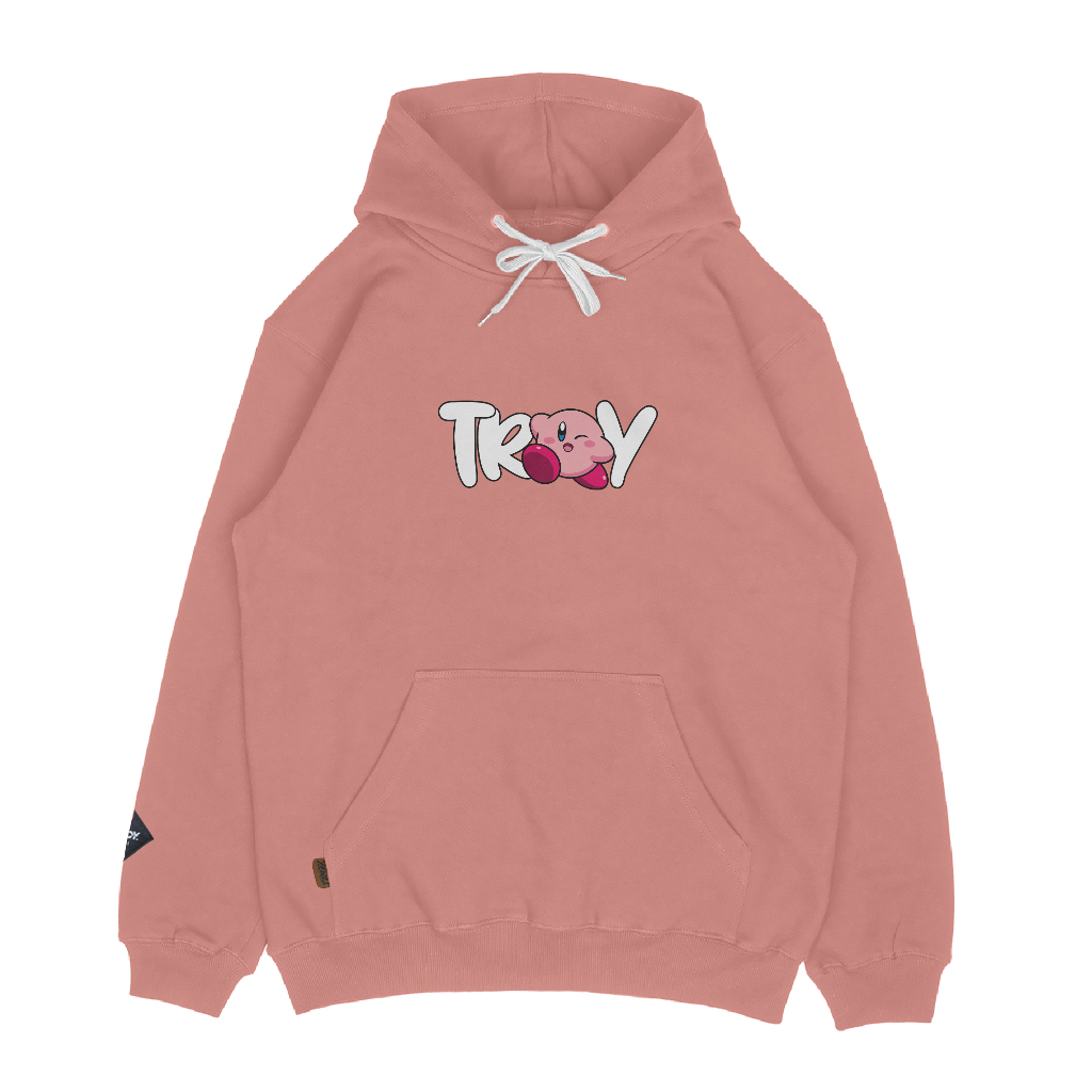 Troy Company Pullover Hoodie Pink Salmon Kirby - Hoodie Pink Salmon KH 3257
