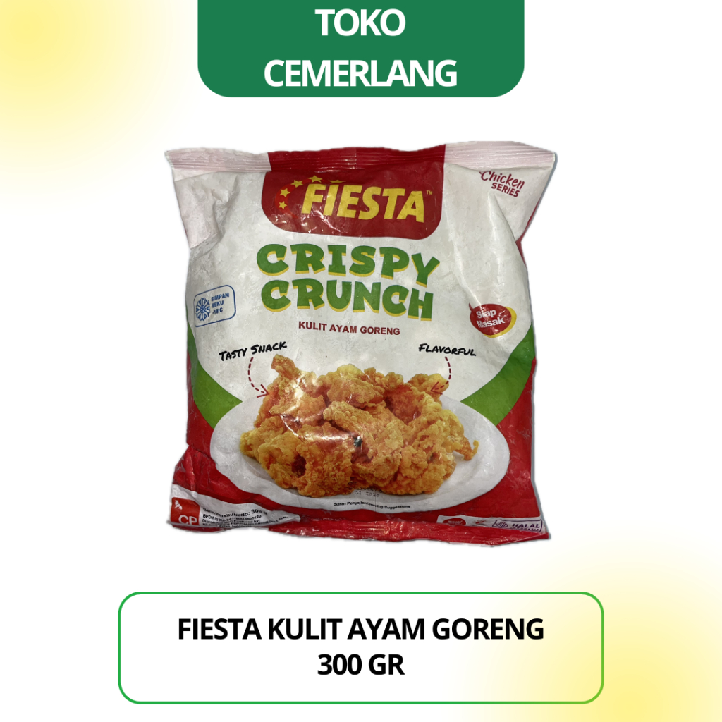 

Kulit Ayam Goreng Crispy Crunch Fiesta 300 gr