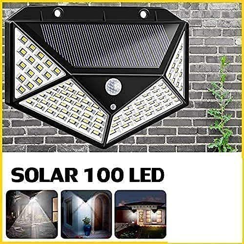 Lampu Tenaga Surya Dinding / Lampu Taman Hias Outdoor Tenaga Surya 100 LED/ Solar Cell Taman Outdoor