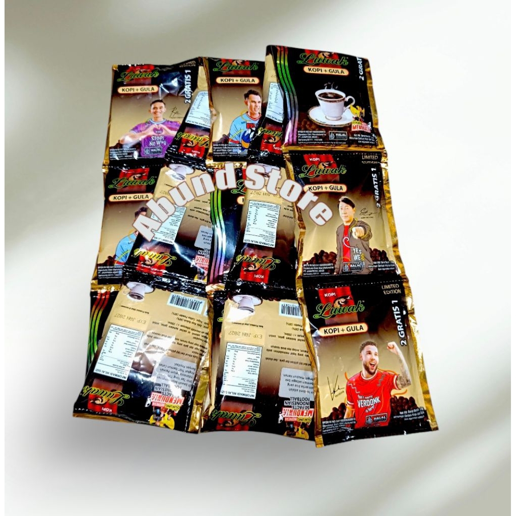 

Kopi Luwak 15 Sachet Kopi + Gula Kopi Hitam instant 23 gram