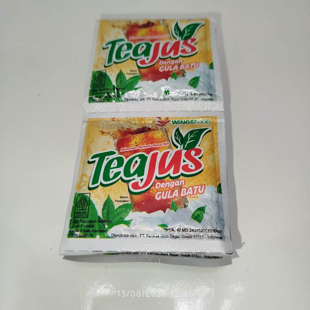 

Teh Jus Gula Batu – Minuman Serbuk Teh Instan | Sachet 6g Paket Renteng