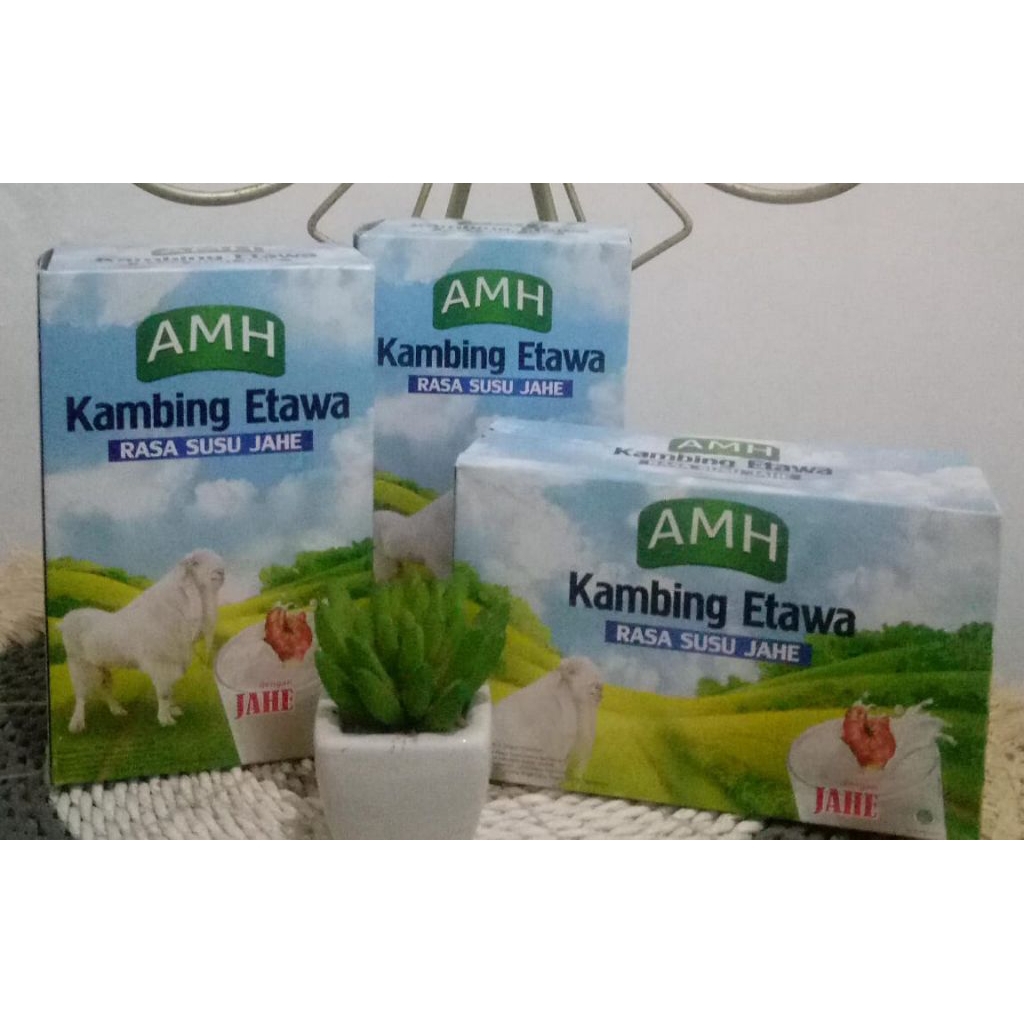 

SUSU KAMBING ETAWA AMH. SUSU JAHE BUBUK ISI 10 SACHET. SUSU JAHE KAMBING