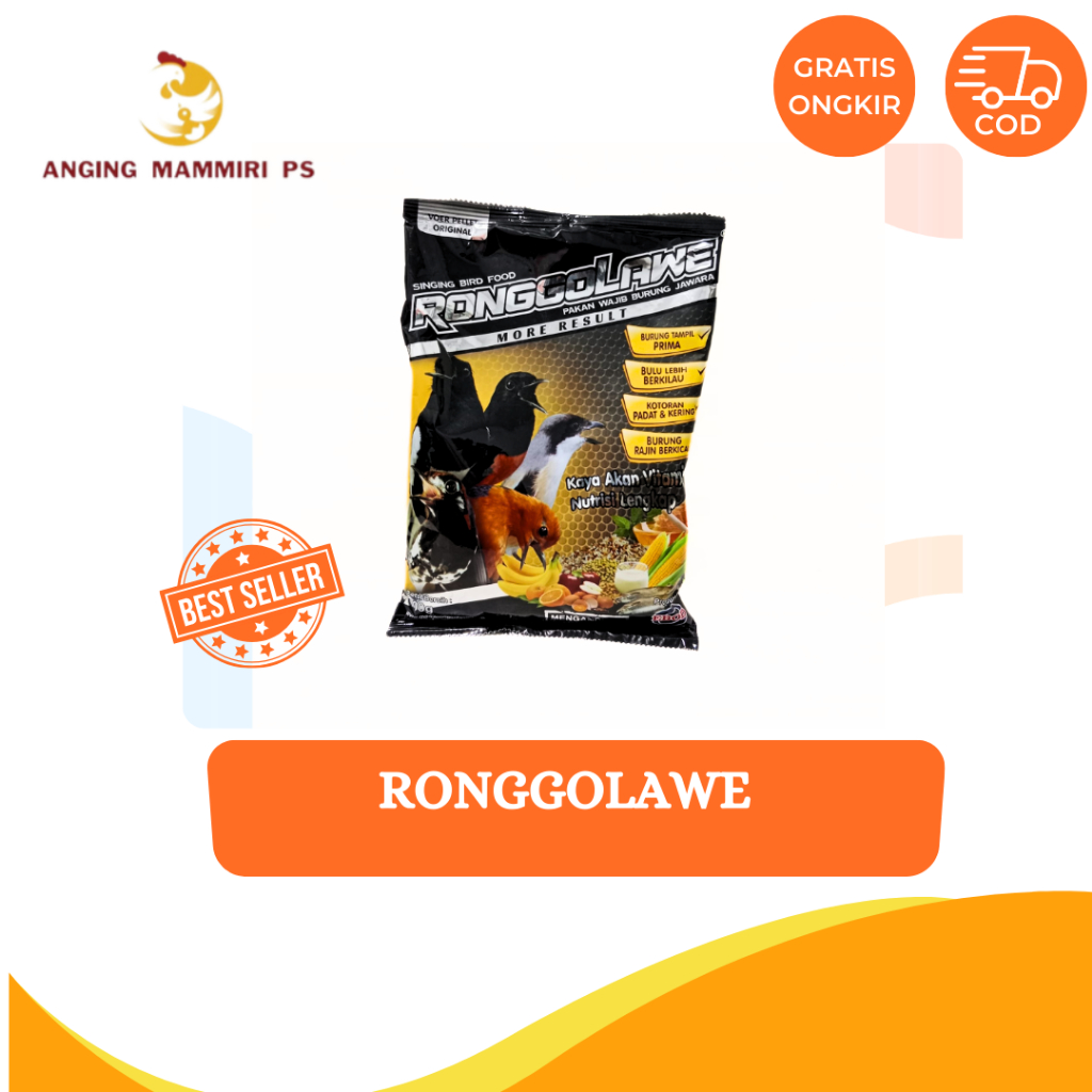 RONGGOLAWE -- PAKAN BURUNG JAWARA