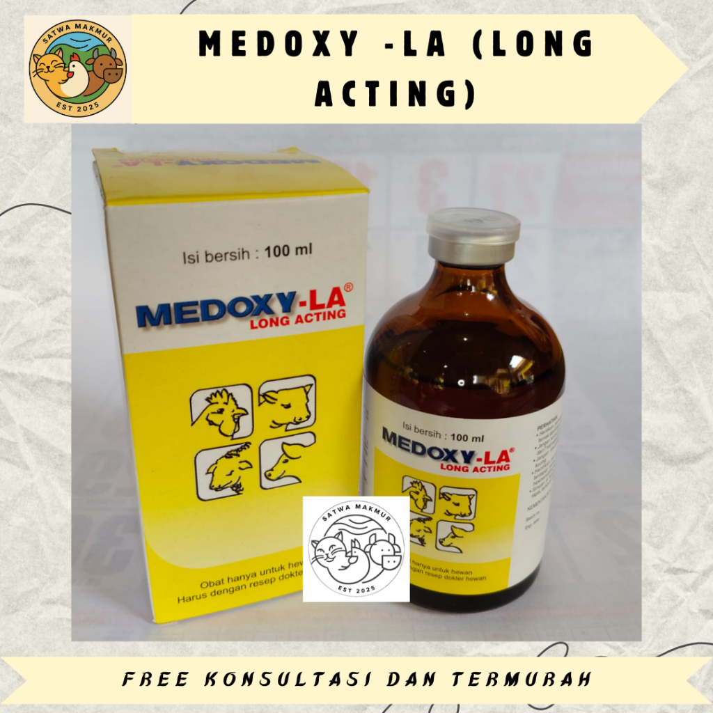 Medoxy LA 100 Ml MEDION - Antibiotik Long Acting
