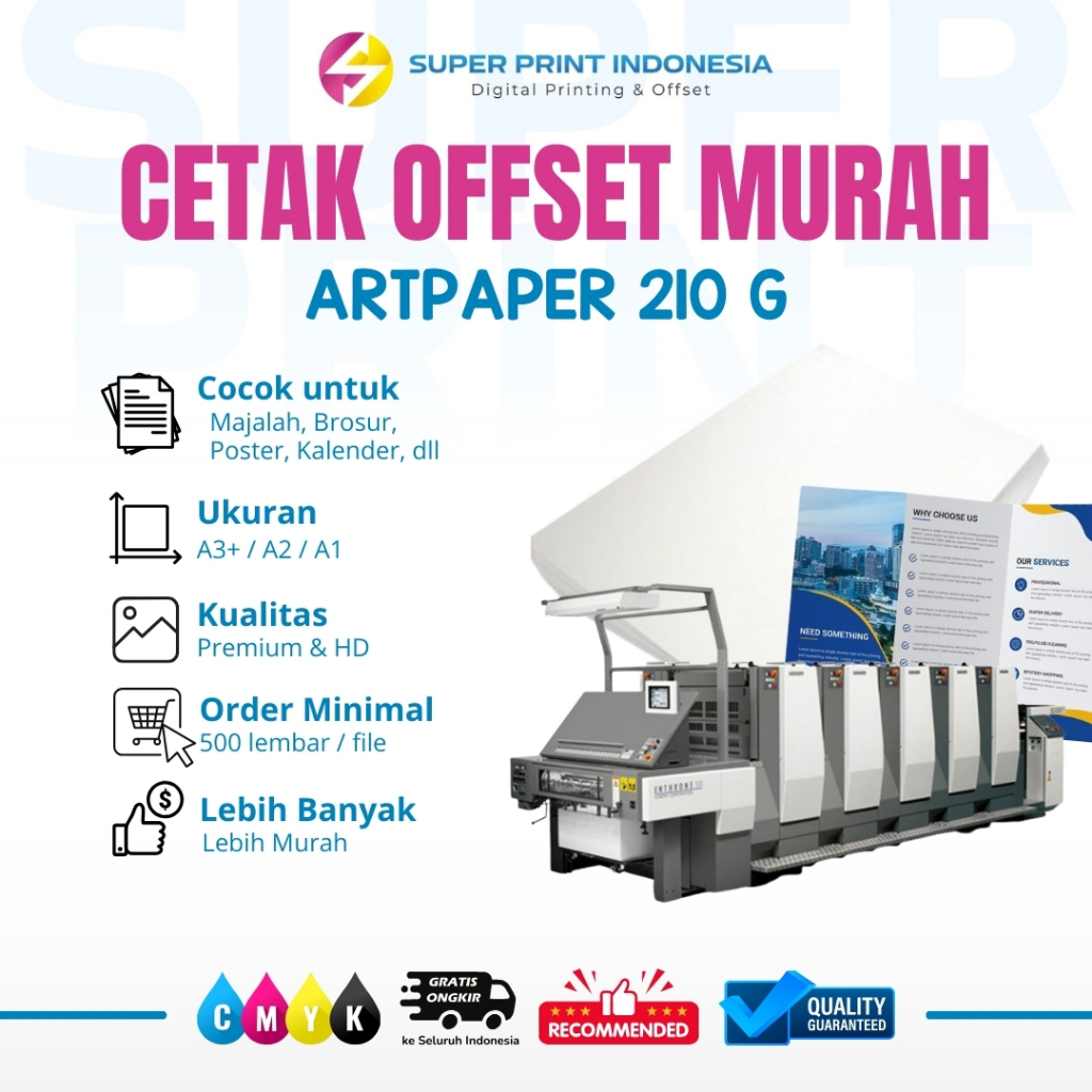 

CETAK OFFSET - ARTPAPER 210G - CETAK BROSUR CETAK MAJALAH CETAK ARTPAPER CETAK OFFSET KALENDER GROSIR FULL COLOUR