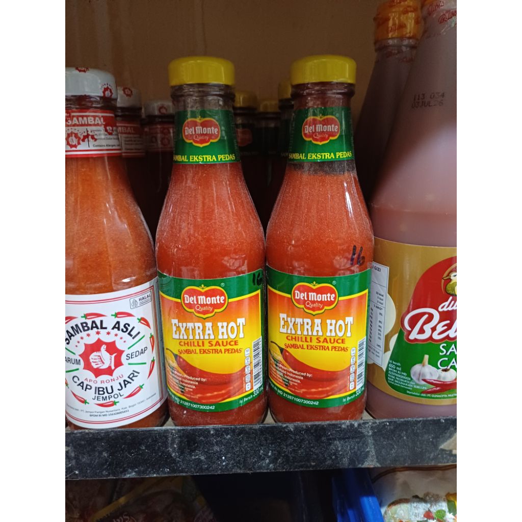 

Delmonte Saus Extra Pedas 330mL (Wajib Bubble)